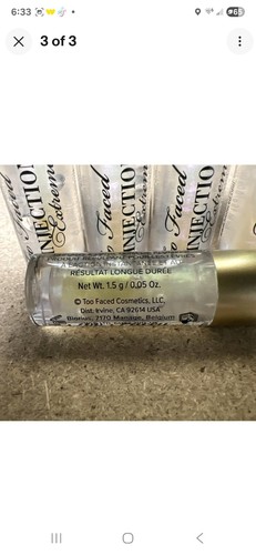 5 PACK Too Faced Lip Injection Extreme .05 Oz Lip Plumper Instant New Bulk - Picture 3 of 3