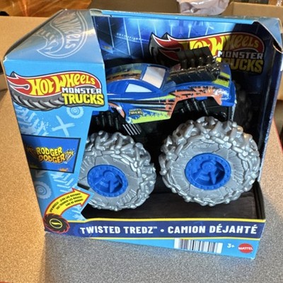 Hot Wheels Monster Trucks Rodger Dodger Blue Silver Monster Truck 3+ Age