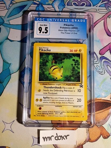 Pikachu Black Star Promos 27/ SV [Gem Mint 9.5]