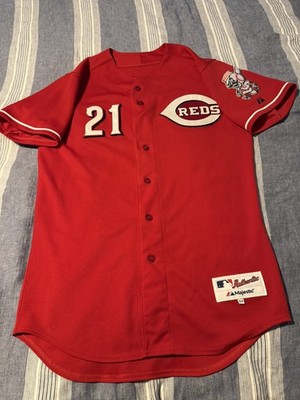 2011-2015 Cincinnati Reds Todd Frazier Alternate Home Majestic Size 44 Jersey 