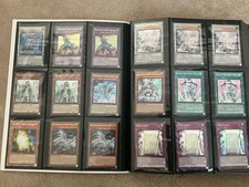 Yugioh Binder Collection w/ Blue Eyes, Staples, Gem Knights, Performapal more