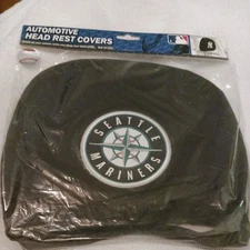MLB Head Rest Covers Set of 2 Embroidered Team Logo by ProMark Select Team Below