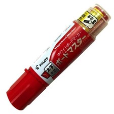 Pilot Board Marker, Board Master, Thick, Flat Tip, Red, WMBM-18BMC-R x 3