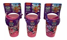 Playtex 360 Degree Spoutless Cup, Paw Patrol, Pink, Stage 2, 12M 10 oz 3 Pack 