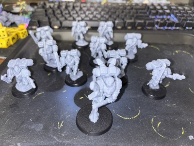 #ad #ad Compatible with warhammer 40K Vanguard Veterans x10 jump pack Captain read $90.00