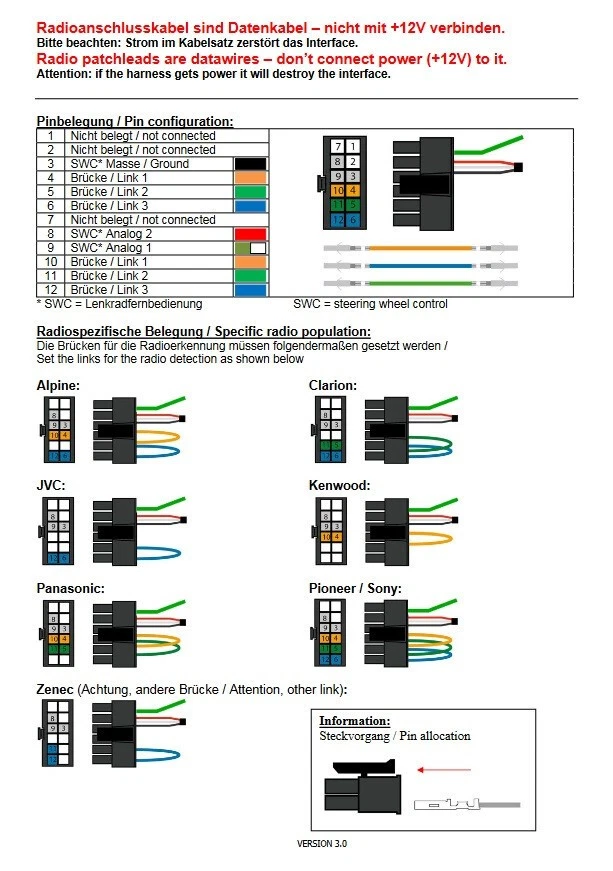 Adaptador de volante RTA 014.287-0 CAN Bus PDC compatible con Peugeot 3008... - Imagen 3 de 4