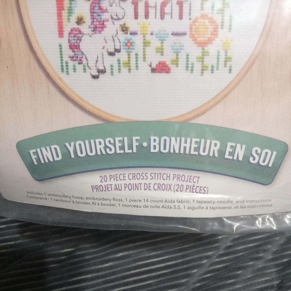 lote de 3 Kit Punto de Cruz ~ Diseño Obras Fiesta y Trabajo de Mujer, Kit de Arte de Ocio Foto 3 de 4