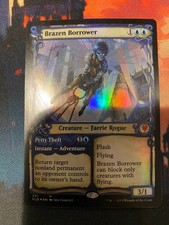 Lámina de vitrina de bronce para prestatario Trono de Eldraine Magic The Gathering