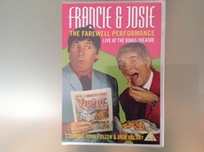 FRANCIE & JOSIE - THE FAREWELL PERFORMANCE DVD - RIKKI FULTON - NEW AND SEALED