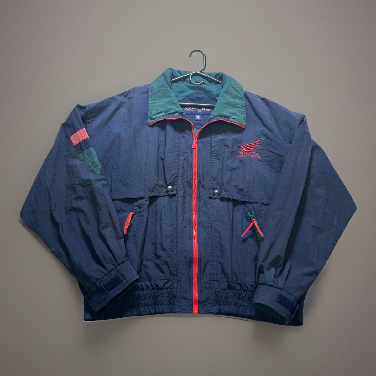 Vintage Swingster Honda Riders Club of America Windbreaker Jacket