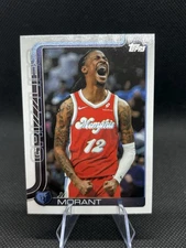 2025-26 Topps Basketball Ja Morant Memphis Grizzlies Companion Variation CCV-2