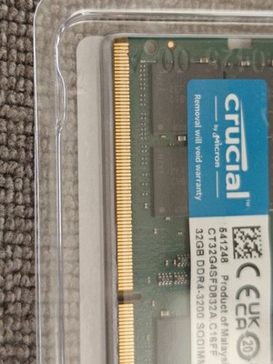 Crucial 32GB DDR4 SDRAM Memory (CT32G4SFD832A) for sale online | eBay