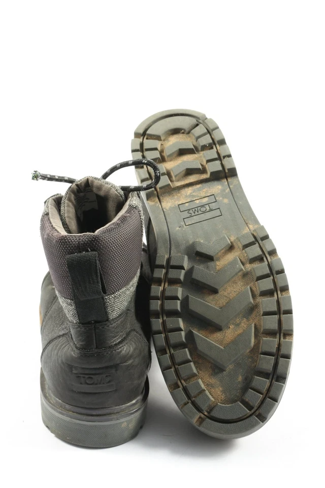 TOMS Patucos con cordones Mujeres Botines Talla EU 40.5 negro - Imagen 2 de 4