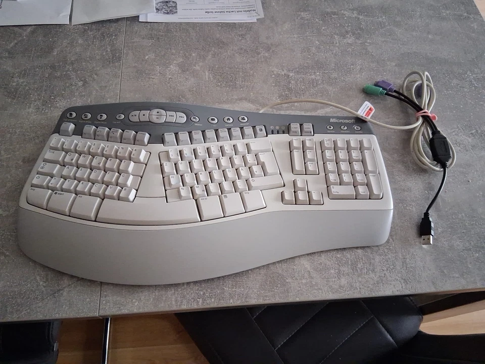 microsoft ergonomische tastatur Natural Multimedia Keyboard 1.0A