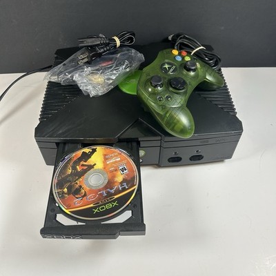 Complete Original Microsoft Xbox Console | Both Cables | Halo 2 | Controller
