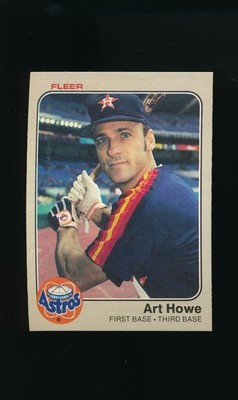 1983 Fleer #450 Art Howe * First Base-Third Base * Houston Astros * NM-MT *