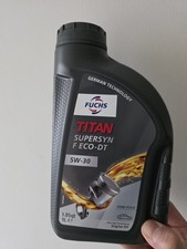 Image of Fuchs Titan Supersyn F ECO-DT Engine Oil 5W-30 1L x2 bottle