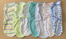 Lot of 7 - Swaddle Me Small Medium Newborn Baby Swaddles Sleep Sack