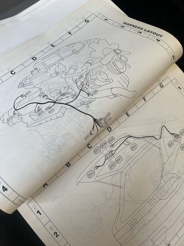 Factory wiring manual for 1989 Nissan 240 SX Fast Back And Coupe LE/SE - Picture 10 of 11