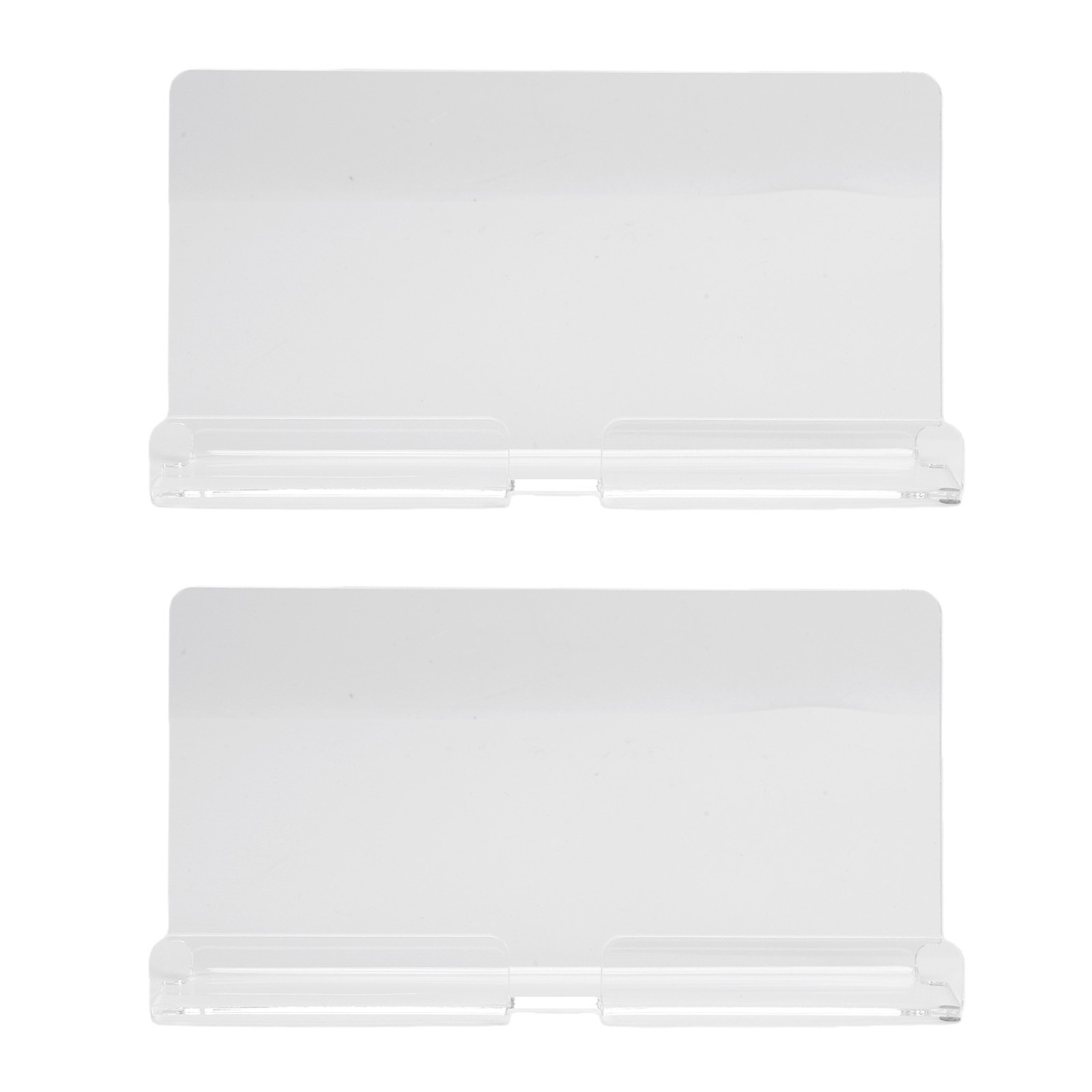 2pcs Acrylic Tablet Wall Mount Holder Convenient Charging Port For Home Office