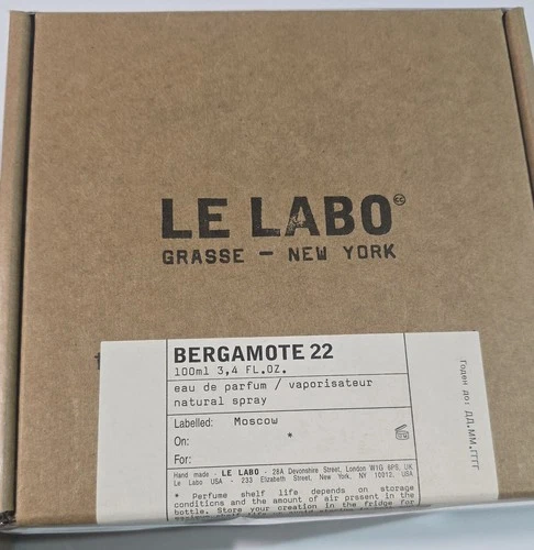 Le Labo Bergamote 22 Eau de Parfum 3.4 oz / 100ml Spray – Unisex Fragrance