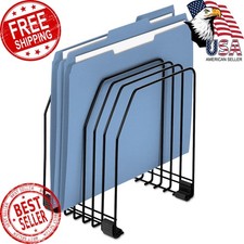 Fellowes wire file organizer 7 section black