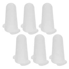  6pcs Protective Cap for Piping Tips, Reusable Pastry Bag Tip Covers, Silicone