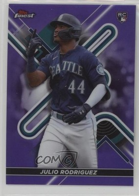 2022 Topps Finest Purple Refractor 5/250 Julio Rodriguez #23 Rookie RC 0b0