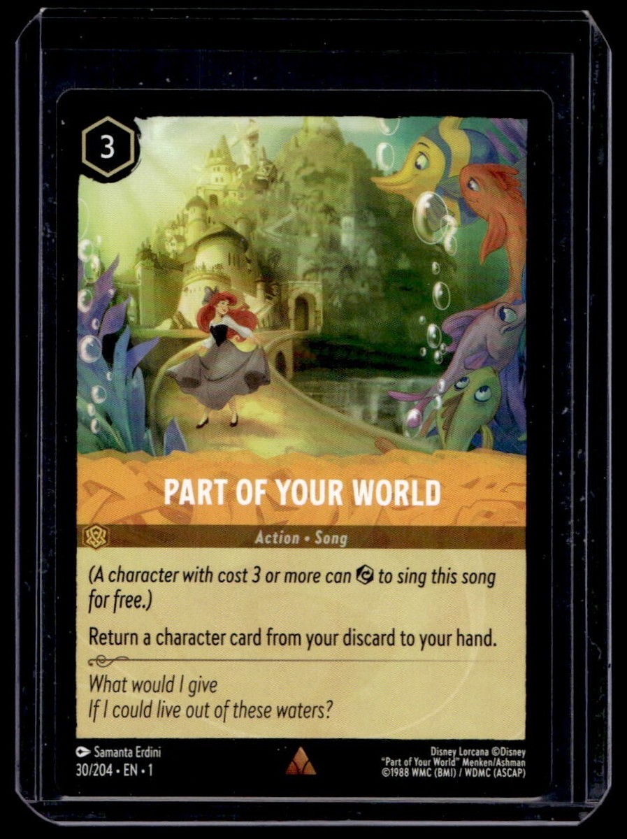 Disney Lorcana The First Chapter Part Of Your World Non Foil 30
