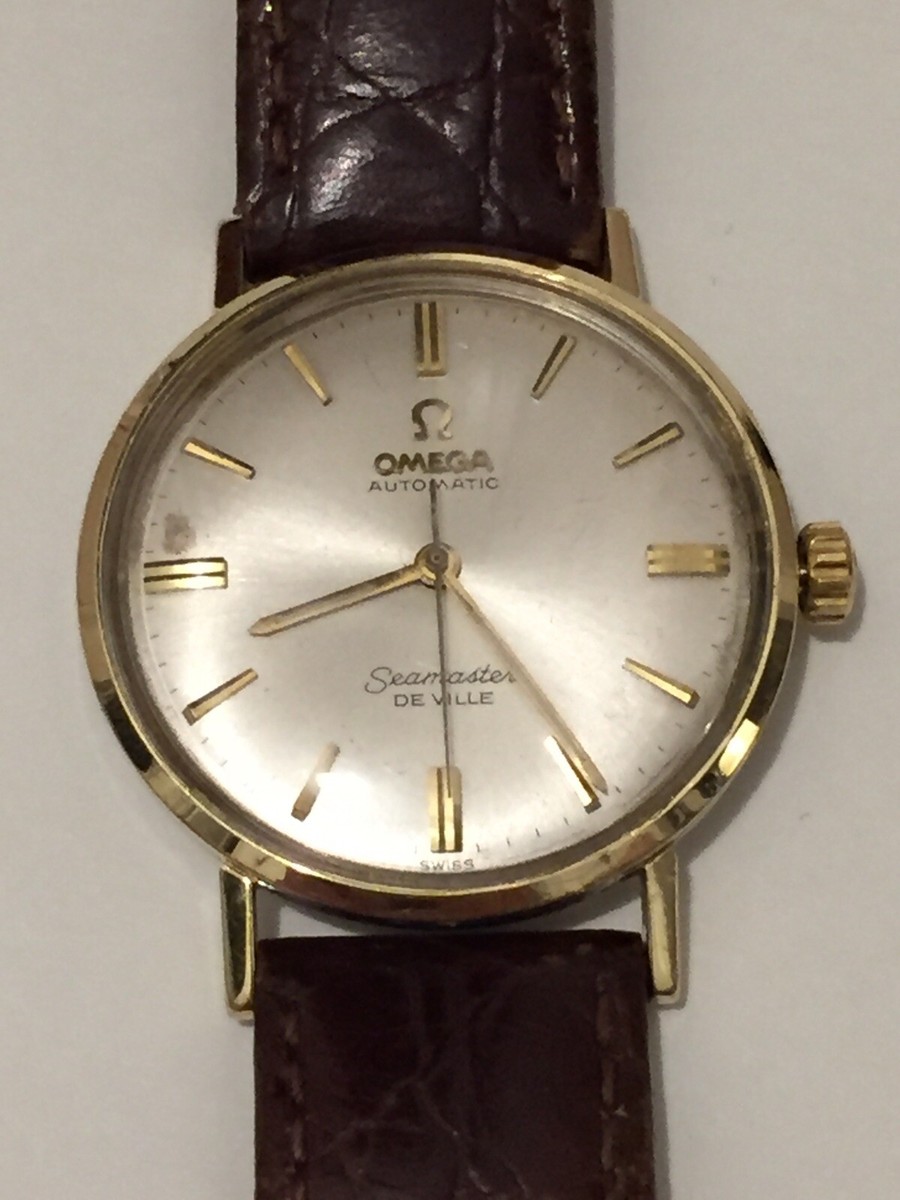 ＊なかさま専用＊SEAMASTER DEVILLE 14K Vintage Omega Seamaster De Ville Men's Automatic Wristwatch