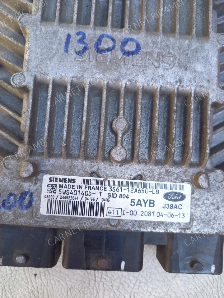 3S61-12A650-LB 5WS40140D-T SID804 CENTRALINA MOTORE MAZDA FORD 1.4 TDCI 50 KW Foto 3 de 4