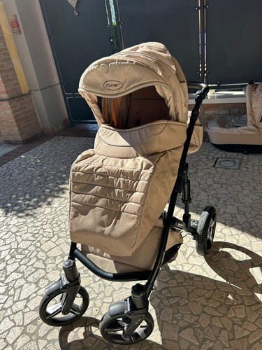 Passeggino Trio Vernuji 2.0 Beige Momon - Foto 3 di 10