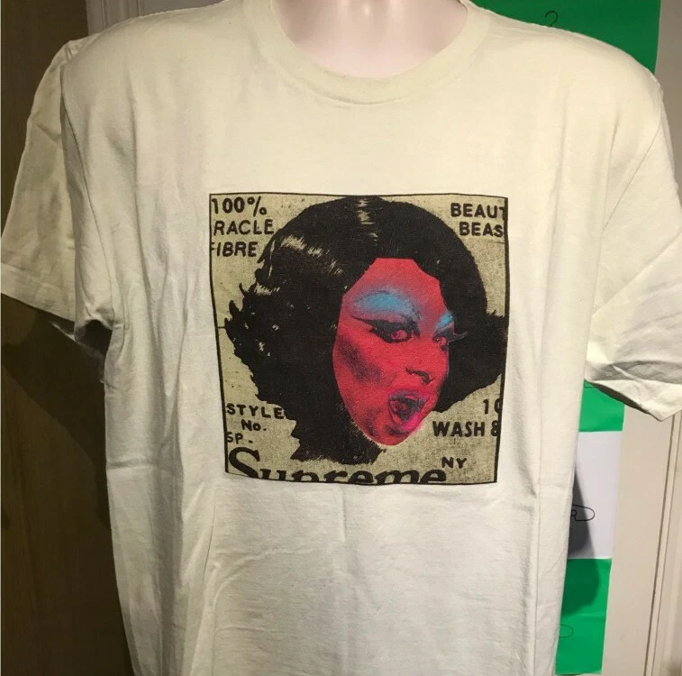 SS15 Supreme die Schöne und das Biest T Shirt Größe L Palm Gelbes Rare