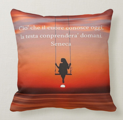 Cuscino Personalizzato Frase D Amore Dedica Seneca Poeta Latino Citazione 1 Ebay