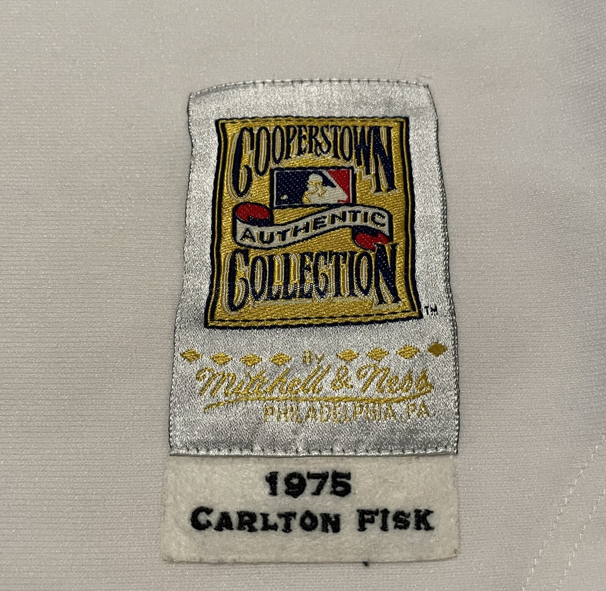 Authentic Vintage Mitchell & Ness MLB Boston Red Sox Carlton Fisk