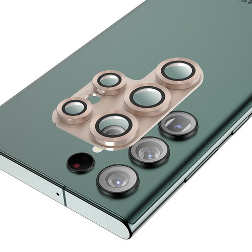 Für Samsung Galaxy S22 Ultra Kameraobjektiv Schutzhülle Metall + Gehärtetes 🔥 - Zdjęcie 11 z 16