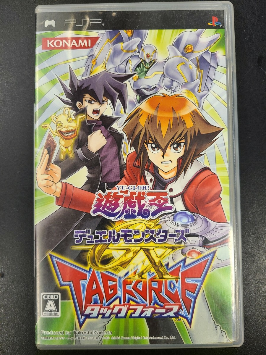 PSP YU-GI-OH! Duel Monsters GX 1 2 3 5D's Tag Force 4 5 6 w/ Cards & Guide Japan
