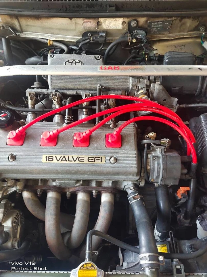 AROSPEED TRIPLE CORE 10.2mm Ignition Wires Toyota Corolla 4AFE 5AFE AE101 AE100 - Изображение 4 из 4