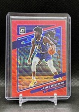 2021-22 Donruss Optic James Wiseman Red Wave Asia Exclusive Prizm Warriors #135