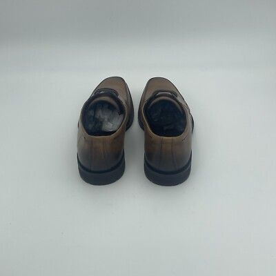 ECCO Melbourne Leather Derby Shoes Amber/Brown Choose SZ 7  display picture 1