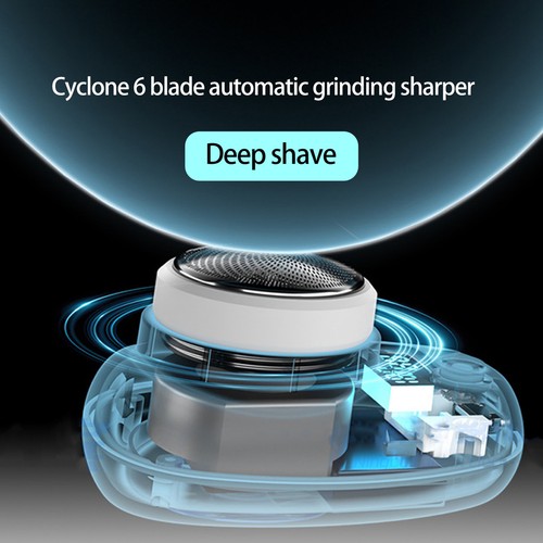 1 Set Electric Razor Rechargeable Beard Trimming Handheld Shaver Beard ...