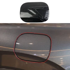 ​Carbon fiber Style Fuel Tank Cover Accessories Gas Door for Hyundai Palisade