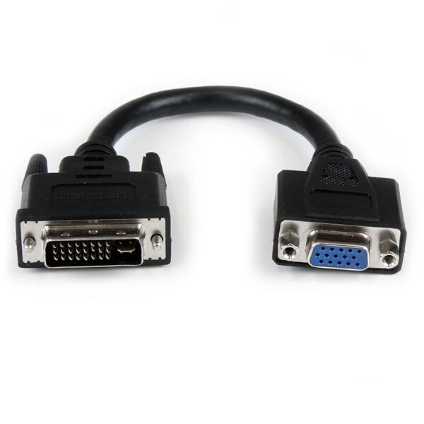 Startech - Cables ADATTATORE CAVO DVI-I M 29 PIN A VGA F DA 20 CM