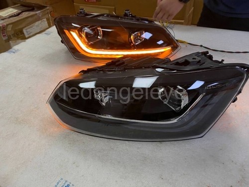 Full LED front lamps For VW Cross polo LED lens Headlights 2010-2014 year SY