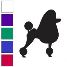 Poodle Dog Breed Silhouette, Vinyl Decal Sticker, Multiple Colors  Sizes 1996