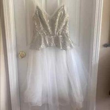 BHLDN Quillaree Women’s Size 6 Midi Lace gown