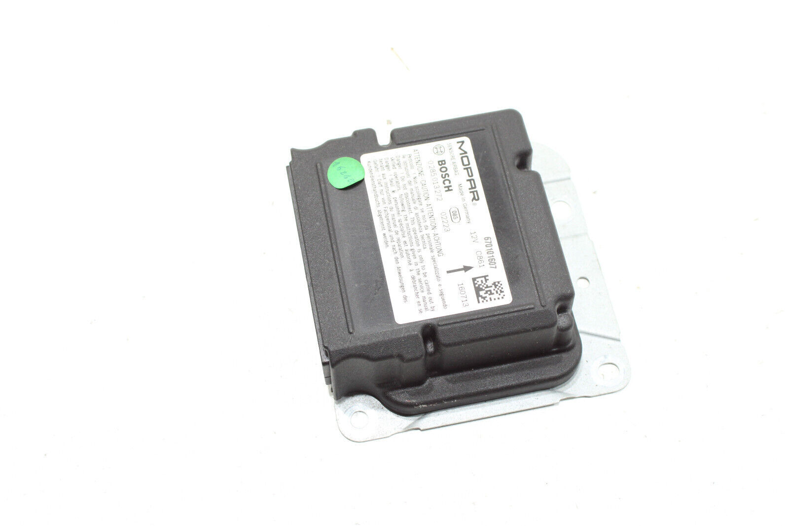 2017 MASERATI LEVANTE RESTRAINT DIAGNOSTIC CONTROL MODULE SRS UNIT OEM