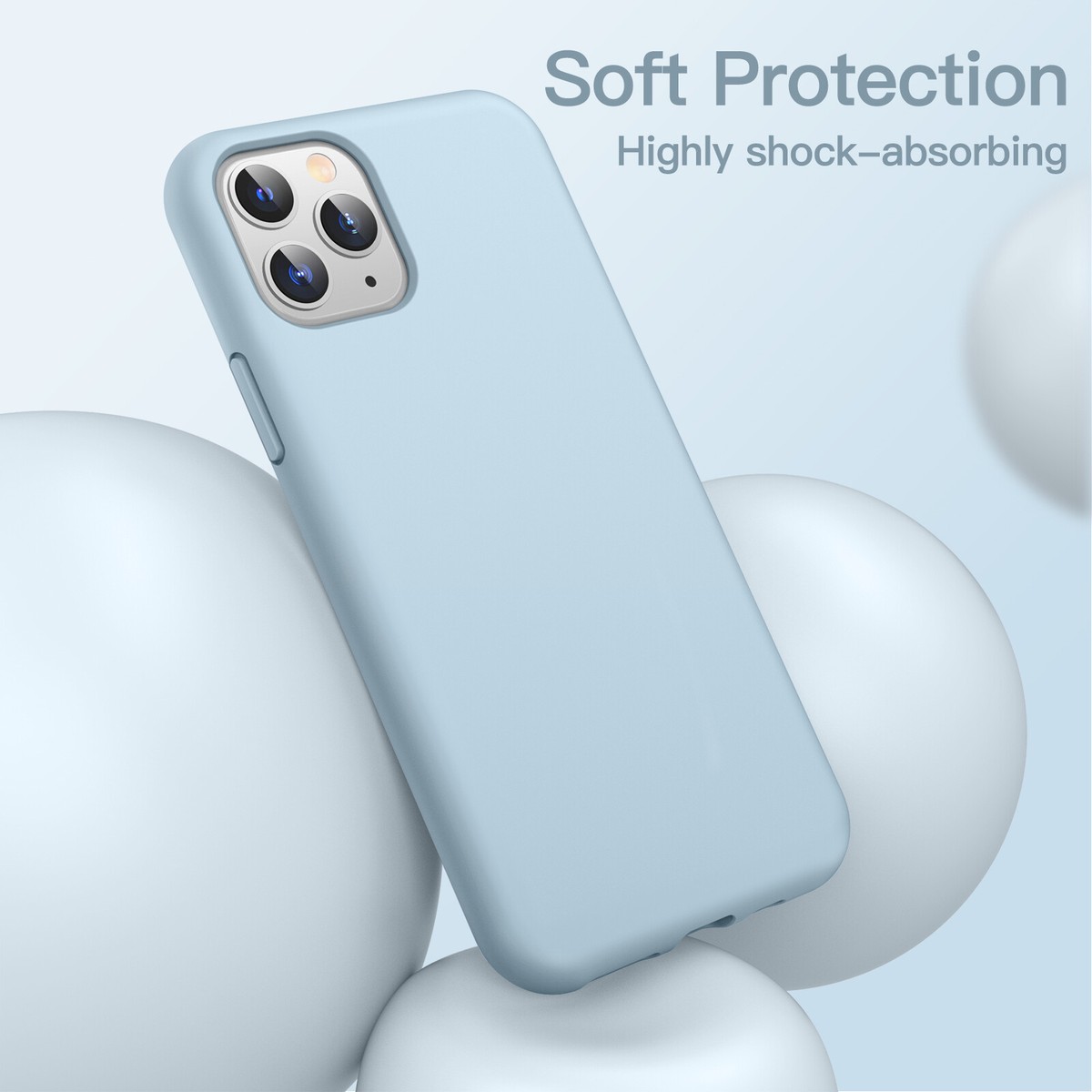Silicone Case for iPhone 11 Pro Max 6.5-Inch, Silky-Soft