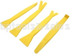 4pc NYLON PRY BAR SET DASH PANEL PLASTIC TRIM MOLDING CAR PANEL REMOVER PULLER