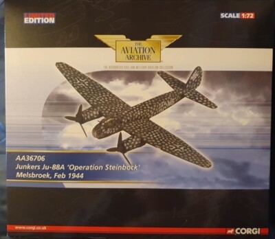 Corgi Aviation Archive Junkers Ju-88A 'Operation Steinbock' Melsbroek AA36706 
